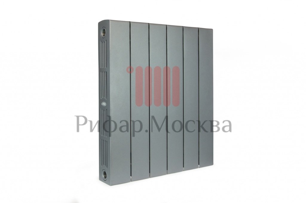 Rifar SUPReMO 500 - 6 секций Титан боковое подключение фото Rifar SUPReMO 500 - 6 секций Титан боковое подключение